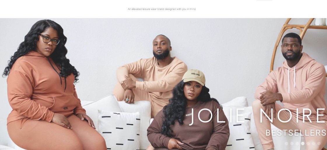 jolie noire plus size print on demand clothing