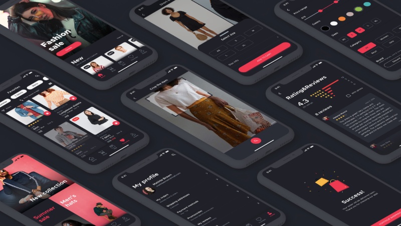mockup giao diện ứng dụng