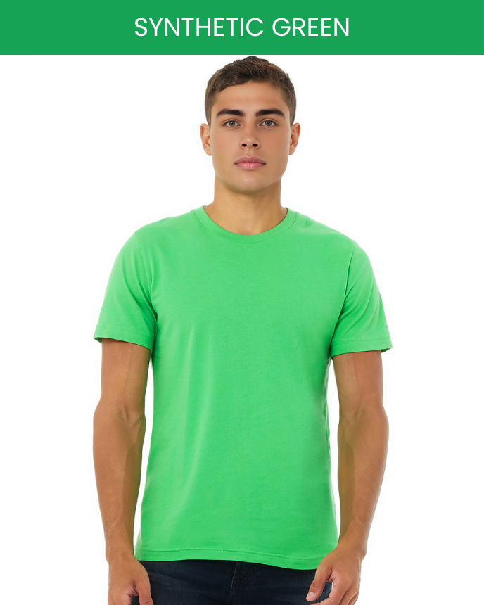 Bella canvas 3001 synthetic green