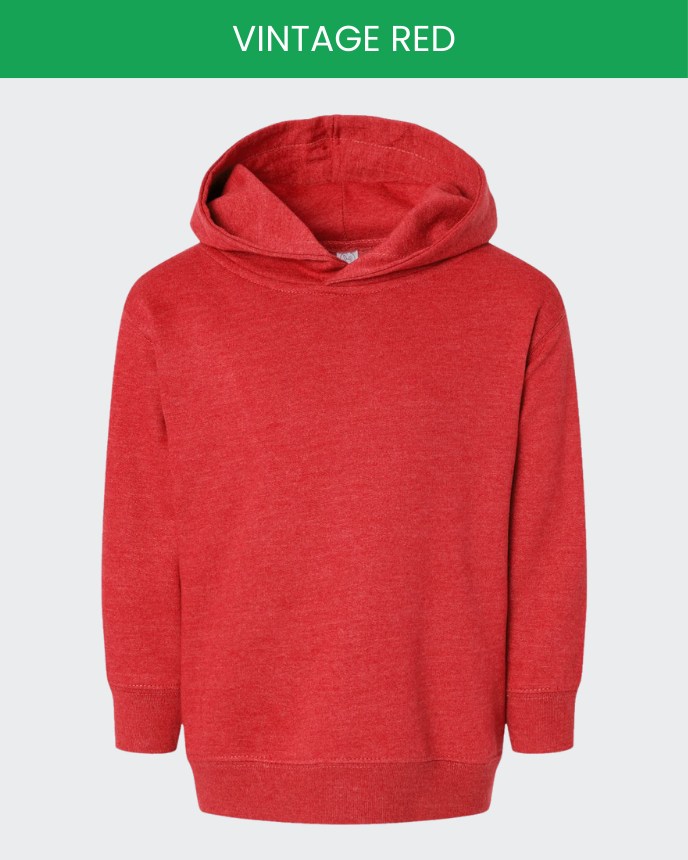 Toddler Pullover Fleece Hoodie  Rabbit Skins 3326 (Made in US)