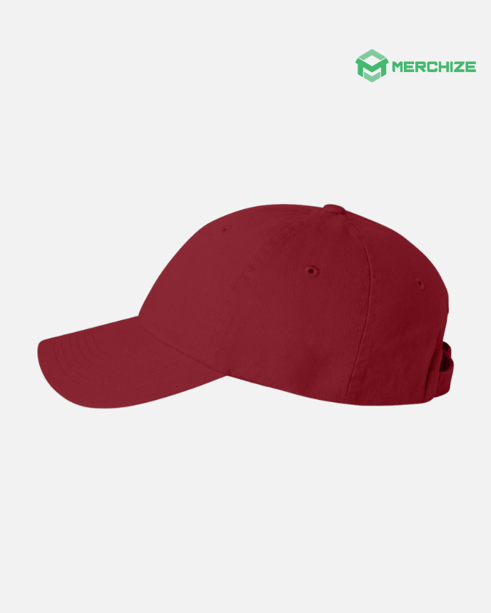 Leather Patch Bio-Washed Classic Dad Hat VC300A (Made in US)