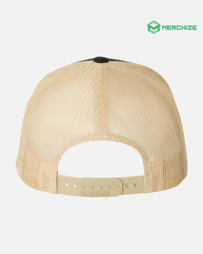 Leather Patch Snapback Trucker Cap 112 (Made in US)