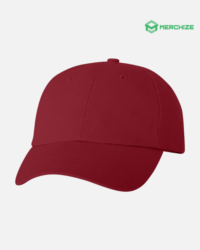 Leather Patch Bio-Washed Classic Dad Hat VC300A (Made in US)