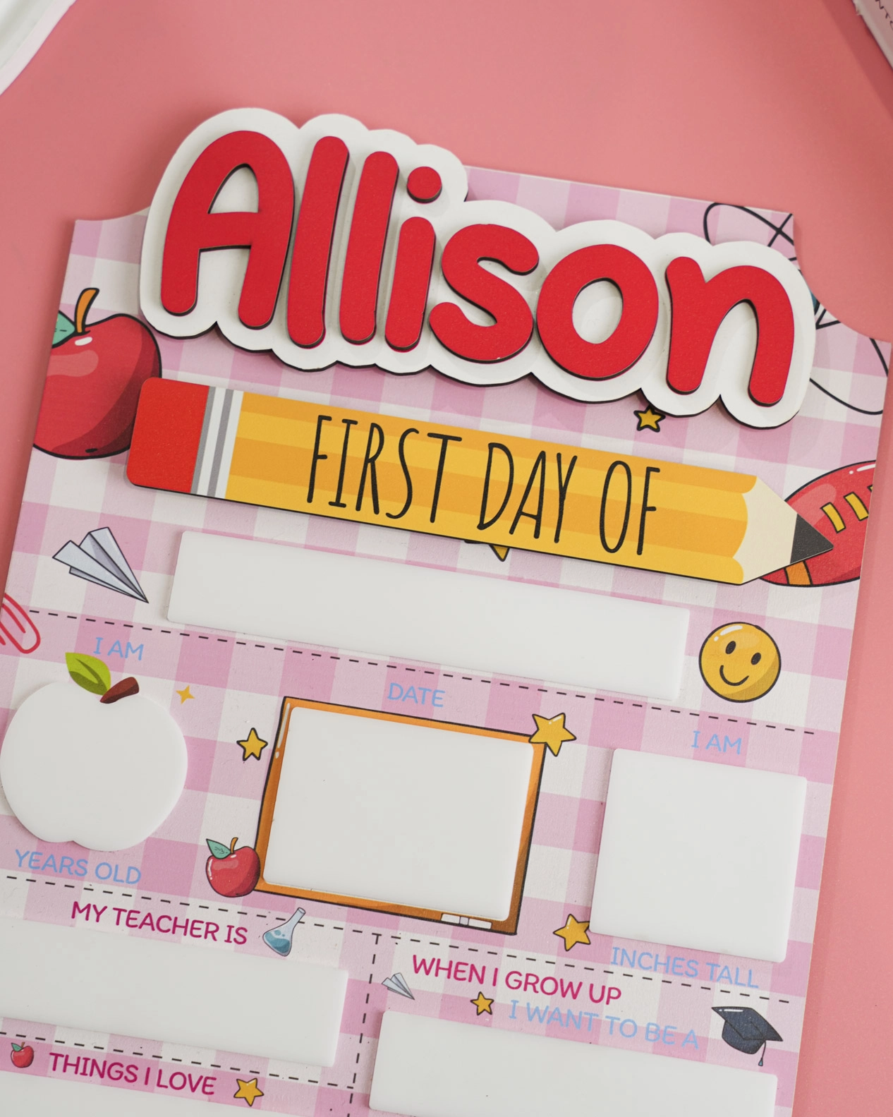 Reusable Wooden Sign (Full set)
